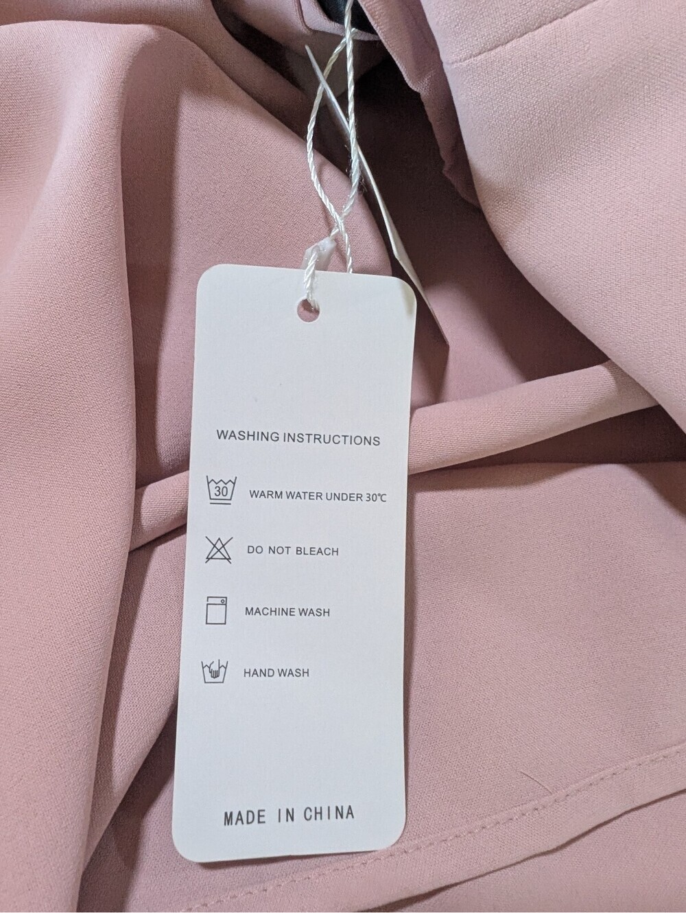 Leani asymmetric draped midi skirt light pink nwt - Picture 4 of 7